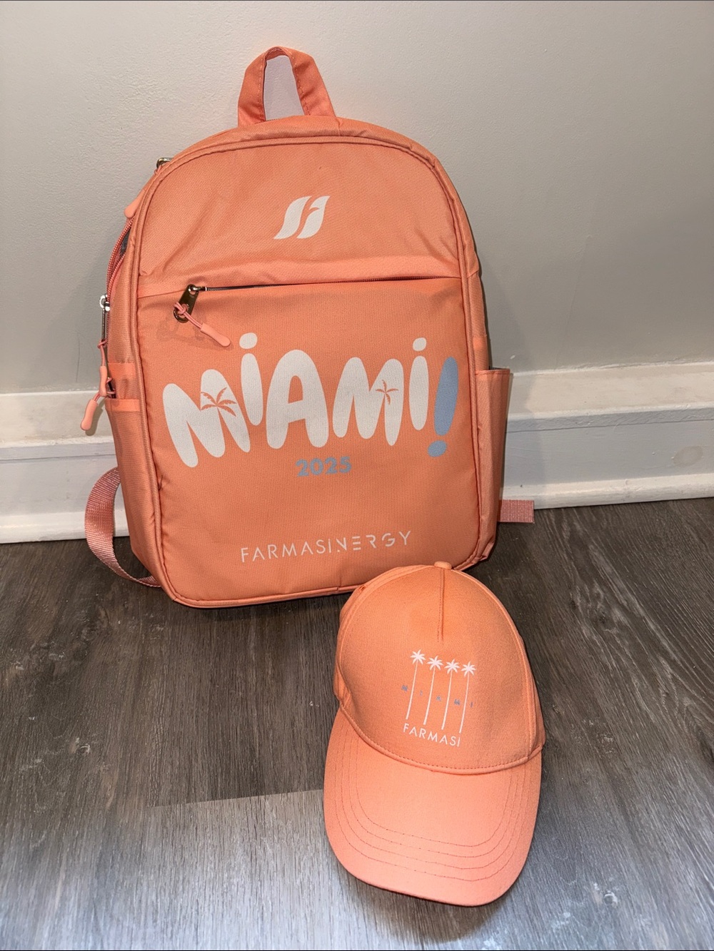 Farmasi backpack/hat